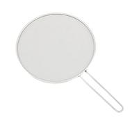 INACMWIH Splatter Screen with Heat Resistant Handle Pan Screen for Frying Pan Cooking 29 cm Silver