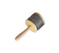 INACMWIH Wooden Hand Cabasa Musical Toy for Playing at Home Music Education Classroom Dia 8.5 cm