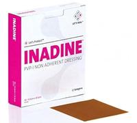 Inadine 9.5cm x 9.5cm x20 Non Adherent Wound Dressings, Antimicrobial
