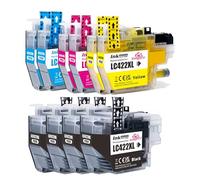 InaGiffy LC422XL Ink Cartridges Replacement for Brother LC422XL - High-Yield 10 Pack (4 Black, 2 Cyan, 2 Magenta, 2 Yellow), Compatible with Brother MFC-J5340DW, MFC-J5740DW, MFC-J6540DW Printers