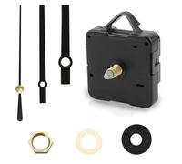 Inajoke 1 Set Clock Mechanisms Battery Powered Silent Quartz Movement Replacement Mechanism Kit Motor Repair sets HighTorque Long Shaft Hands Parts Axis Length 16mm for DIY Repairing Home Office