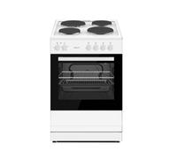 Inalto IN60SEW Freestanding Cooker - White 60cm, Solid Plate Hob, 2000W Grill - A energy