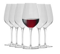 Bormioli Rocco InAlto TRE Sensi Collection Set of 6 Premium 18.5 Oz Wine Glasses, Made from Crystal Clear Star Glass, Made in Italy.…