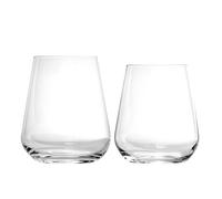Inalto Uno Stemless Glassware 12 Piece Set Bormioli Rocco Clear One Size