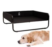 iNap Premium Elevated Dog Bed with Sides, Raised Pet Bed Cooling Camping Cot, Orthopaedic Steel Frame Design - Small
