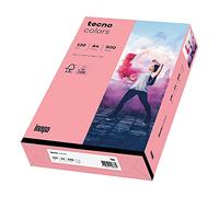 Inapa Coloured Printer Paper, Tecno Colours: 120 g/m², A4, 250 Sheets, Pink