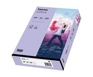 inapa Coloured Printer Paper, Tecno Colours: 120 g/m², A4, 250 Sheets, Purple