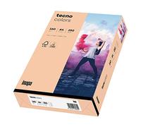 inapa Coloured Printer Paper, Tecno Colours: 160 g/m², A4, 250 Sheets, Salmon