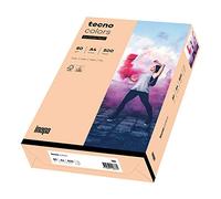 inapa Coloured Printer Paper, Tecno Colours: 80 g/m², A4, 500 Sheets, Salmon