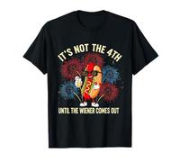 Inappropriate 4th of July HotDog Shirt Funny Adult Humor Tee T-Shirt