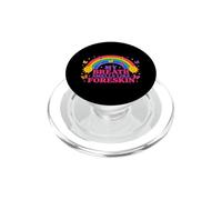 Inappropriate My Breath Smells Like Foreskin Retro Funny PopSockets PopGrip for MagSafe