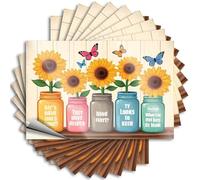 Inappropriate Stickers Floral Messages in Colorful Jars Stickers 10Pcs Funny Bumper Sticker Stickers for Your Car(12X18CM)