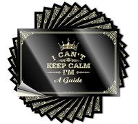 Inappropriate Stickers I Can't Keep Calm I'm A Guide Stickers Signs for Man Cave Men Decor(8X12CM)