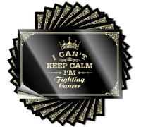 Inappropriate Stickers I Can't Keep Calm I'm Fighting Cancer Stickers Car Decal Sticker Funny Sticker(12X18CM)