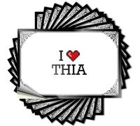 Inappropriate Stickers I Love Thia Stickers Signs for Man Cave Men Decor(6X9CM)