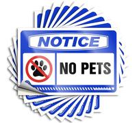 Inappropriate Stickers Notice No Pets Stickers 10Pcs Tool Decal Tool Box Stickers(6X9CM)
