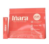 Inara GLP1 Melt in Mouth Weight Management Powder - 30 Sachets, Raspberry & Sour Cherry Flavoured - InnoSlim, Green Tea & Choline - Suitable for Vegans, GMO & Gluten Free