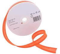 Inastri 14/ 4/ 4 mm Cotton Bias Binding, Orange (Orange) 14