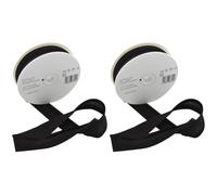 Inastri 25/5/5 mm Bias Binding-Col. 2978-BLACK-20m Roll, Polycotton, Black (Pack of 2)