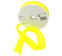 Inastri 25/5/ 5 mm Polyester Satin Bias Binding, Fluorescent Yellow 7115