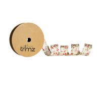 Inastri Trimit Floral Cotton Bias Binding Tape 20 Metres, 25mm Wide - Perfect for Sewing, Dressmaking & Quilting