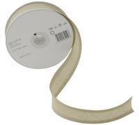 Inastri Trimz 25/5/5 mm Cotton Bias Binding, Ecru 51 - Double-Fold Sewing Tape for Quilting, Dressmaking & DIY Crafts