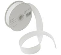 Inastri Trimz 25/5/5 mm Cotton Bias Binding, White 1 - Double-Fold Sewing Tape for Quilting, Dressmaking & DIY Crafts