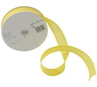 Inastri Trimz 25/5/5 mm Cotton Bias Binding, Yellow 10 - Double-Fold Sewing Tape for Quilting, Dressmaking & DIY Crafts