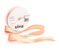Inastri Trimz Acetate Satin Bias Binding Tape, 25mm Width, Rose Gold (Color 2071) - Silky Double-Fold Edging for Dressmaking, Bridal & Crafts