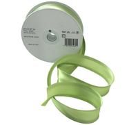 Inastri Trimz Acetate Satin Bias Binding Tape, 25mm Width, Sage (Color 2033) - Silky Double-Fold Edging for Dressmaking, Bridal & Crafts