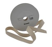 Inastri Trimz Heavy Weight 100% Cotton Webbing Tape | 25mm x 10m | Natural Ecru | Durable Fabric Strap for Bag Handles, Belts, Crafting & Upholstery