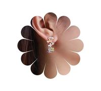 Inateannal Boho Colorful Crystal Butterfly Earrings Enamel Tiny Butterfly Drop Earrings Vintage Rainbow Rhinestone Earring Jewelry for Women