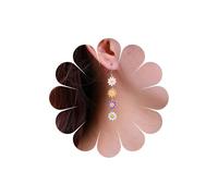 Inateannal Boho Daisy Flower Dangle Earrings Long Daisy Flower Earrings Little Daisy Drop Earrings Colorful Enamel Flower Hook Earrings Sunflower Danging Earrings