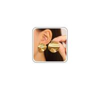 Inateannal Boho Texture Disc Coin Earrings Disc Coin Stud Earrings Large Gold Round Earring Round Statement Geometric Irregular Circle Drop Earring