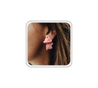 Inateannal Cute Animal Cartoon Earrings Animal Dog Bite Earrings Cartoon Biting Ears Earring Stud Funny 3D Clay Handmade Polymer Earring for Women (Yellow), Una dimensione, Zinc, No Gemstone