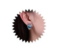 Inateannal Cute Owl Earrings Vintage Sapphire Drop Earrings Blue Cubic Zirconia Earring Rhinestone Animal Owl Earring Jewelry for Women