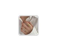 Inateannal Gothic Snake Rings Open Snake Finger Rings Gold Adjustable Snake Rings Vintage Serpent Knuckle Rings Snake Wrap Rings Statement Animal Serpent Rings