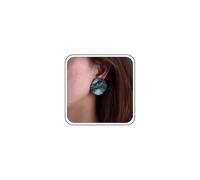 Inateannal Large Round Earrings Acrylic Green Resin Large Circle Earrings Vintage Disc Coin Earring Stud Candy Color Circle Round Geometry Earring Statement Jewelry, Una dimensione, Zinc, No Gemstone