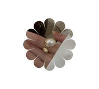 Inateannal Open Baroque Pearl Ring Large Pearl Irregular Ring Gold Open Chunky Adjustable Rings Statement Knuckle Pearls Wedding Rings Jewelry for Women