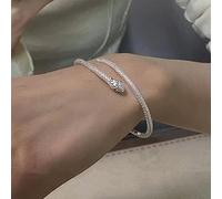 Inateannal Punk Snake Bracelet Silver Snake Open Bangle Vintage Serpent Wrap Bangle Snake Animal Bracelet Jewelry for Women and Girls Gifts