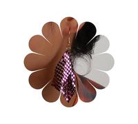 Inateannal Vinateg Metal Mesh Drop Earrings Colorful Sequins Dangle Earrings Long Grid Sequins Tassel Earring Statement Mesh Hook Earring Jewelry for Women