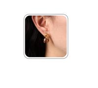 Inateannal Vintage Clear Crystal Drop Earrings Geometric Crystal Dangle Earrings Brown Rhinestone Drop Earring Geometric Statement Earring Jewelry for Women