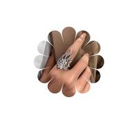 Inateannal Vintage Peacock Rings Silver Peacock Adjustable Ring Open Knuckle Finger Rings Ethnic Phoenix Wonder Bird Ring Jewelry for Women