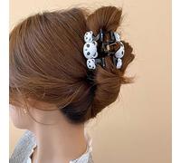 Inateannal Vintage Small Hair Claw Clips Cute Panda Hair Barrette Brown Plastic Hair Clip Claw Ponytail Holder Hair Claw Cute Small Animals Hair Clip Strong Hold Hair Claw Hair Accessories