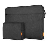Inateck 13.3 inch Laptop Case Sleeve Bag Compatible with 14 inch MacBook Pro/Max M4 M3 M2 M1 2021-2024, 13.5 inch Surface Laptop 6/5/4/3, with Accessory Bag, Black