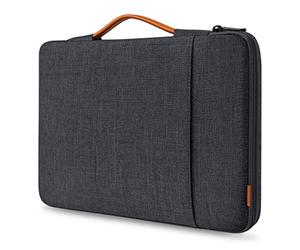 Inateck 13.3 Inch Laptop Sleeve 360° Protective Case with Handle | Splashproof Laptop Bag Compatible with 14.2 inch MacBook Pro/Max M5/M4/M3/M2/M1 2026-2021, 13.3 inch MacBook Pro/Air
