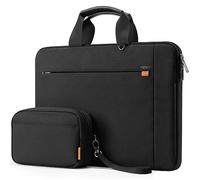 Inateck 15.6-16 Inch Protective Handbag, Splash-resistant Briefcase for Business Trips and Commuting, With Accessory Bag, Black