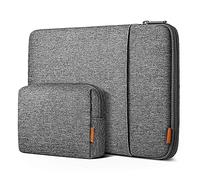 Inateck 360° Protection 13.3 inch Laptop Bag Sleeve Case Compatible with 14.2 MacBook M3/M2/M1 Pro/Max A2992/A2918/A2779/A2442 2023-2021, 13 MacBook Air Pro 2012-2017, Gray