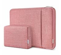 Inateck 360° Protection Laptop Bag with Accessory Bag, Compatible with 13-inch MacBook Air/Pro M3 M2 M1 2016-2024, Red