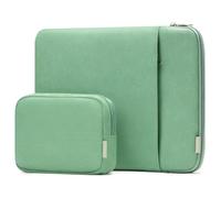 Inateck 360° Protection Laptop Bag Sleeve Case Compatible with 13-inch MacBook Air/Pro M3 M2 M1 2016-2024, with Accessory Bag, Mint Green